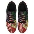 thumbnail image 2 of American Flag Grown With Mexican Roots Running Shoes Sneakers Mesh Black Size 9.5, 2 of 5