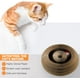 thumbnail image 4 of 1cps rascador para gatos órgano mágico gato con bola de campana, rascador interactivo de cartón corrugado para gatos juguete gatito almohadilla plegable ER, 4 of 5