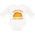thumbnail image 3 of Inktastic Tacos Fall Apart Boys or Girls Long Sleeve Baby Bodysuit, 3 of 5