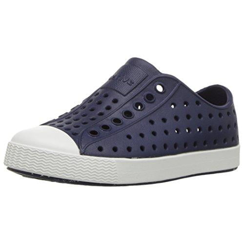 Native Jefferson Kids/Junior Shoes - Regatta Blue/Shell White - J5