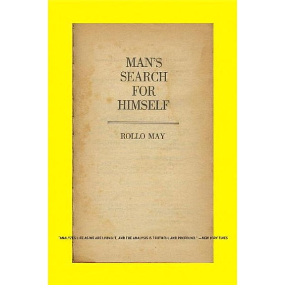 Man's Search for Himself, (Paperback)