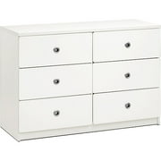 Kid's Loft Collection Double Dresser, White (BOX 1)