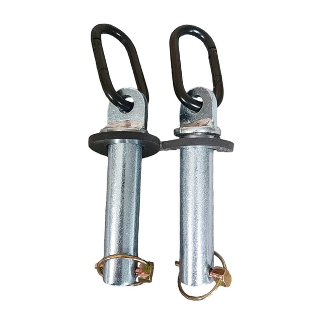 amagogo 2 Pieces Power Squat Rack Attachments Fitness Accessory Multipurpose Sturdy Pull Electroplated Silver