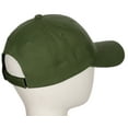 thumbnail image 2 of Daxton Classic Baseball Hat Embroidered A to Z Letters Structured Mid Profile Cap - Olive, Letter W, 2 of 3
