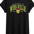 thumbnail image 3 of Dr. Seuss - The Grinch - Whoville Collegiate - Women's Oversized Graphic T-Shirt, 3 of 5