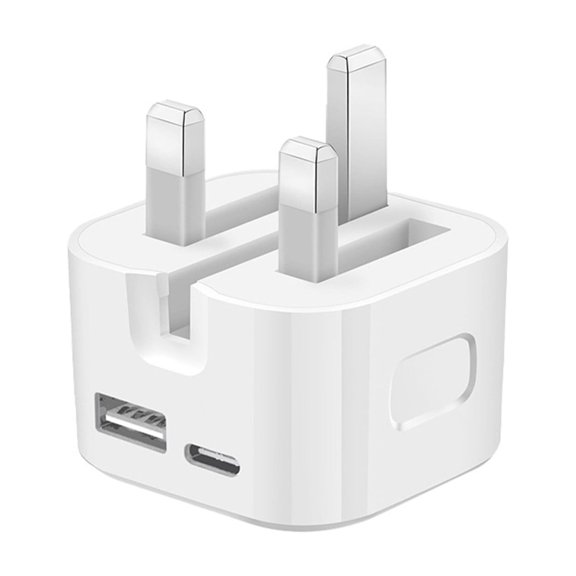erfcxs Port USB Travel Power Adapter Global Mobile Phone Charger UK International Block Cube Plug For And