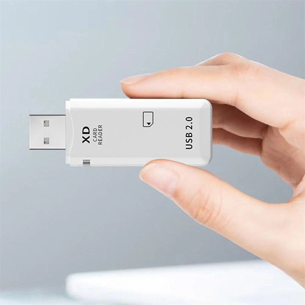 XD Picture Card Reader, USB 2.0 Memory Cards Adapter for Olympus Fuji Cameras, USB A to USB C Converter for PC Tablet and Smart Phones