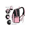 thumbnail image 3 of Mochila Juvenil Moda Con Puerto Usb Rosa, 3 of 4