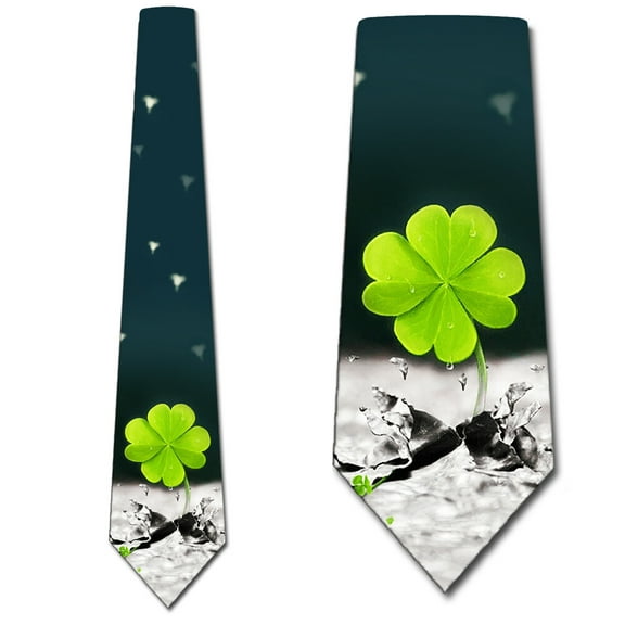 Wild Clover Necktie Mens Tie by Three Rooker
