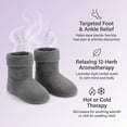 thumbnail image 3 of Comfort Booties, Charcoal, 3 of 6