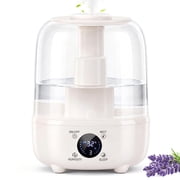4L Humidifiers for Bedroom, 30H Runtime, 28 dB Quiet, Precise Humidity Control, Easy to Refill & Clean, Nightlight, Cool Mist Humidifiers for Large Rooms