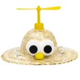 thumbnail image 1 of (yeux Jaunes-s)chapeau De Soleil En Paille Pour Petit Animal De Compagnie, Joli Chapeau De Costume Pour Chiens, Chiots, Mini Chapeau De Protection, 1 of 5