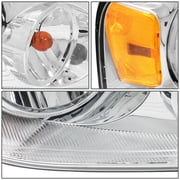 NUVISION for 04-08 Ford F150 06-08 Lincoln Mark LT OE Style Passenger Right Side Headlight Chrome