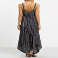 thumbnail image 2 of Femmes Grande Taille Sangle Casual Rayé Jambes Larges Vacances Plage Combinaison Rompers, 2 of 2