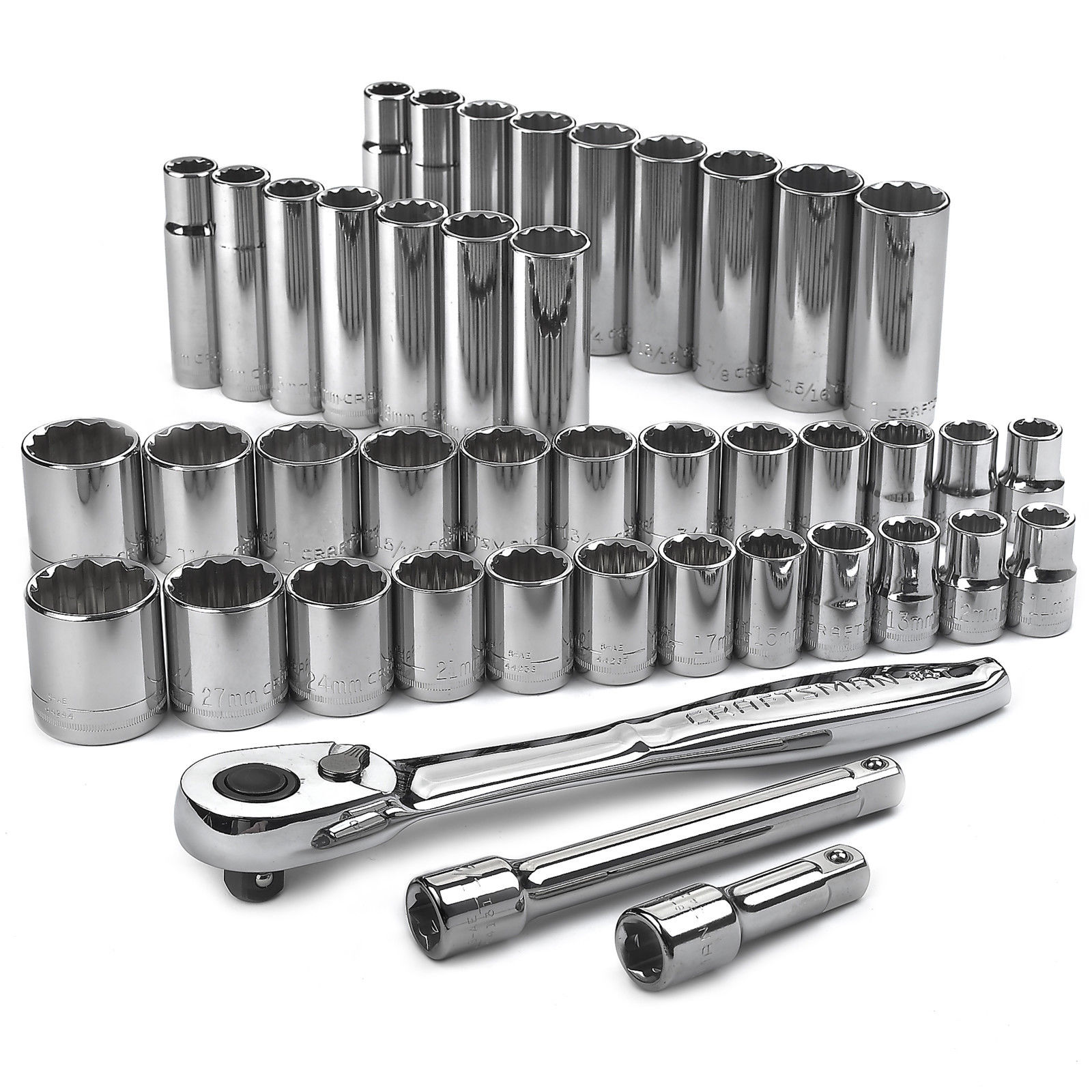 Craftsman 43Piece 1/2Inch Drive Socket Module Build A Tool Set Home