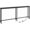 thumbnail image 2 of 70.9" Narrow Console Table with  Station, 5.9" Sofa Table with 2 Power Outlets and USB Ports, Long Entryway Tables Behind Couch Table, for Hallway, Livingroom, Greige BG185UXG01G1, 2 of 6