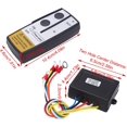thumbnail image 5 of Kit de interruptor de Control remoto de cabrestante inalámbrico, Kit de receptor remoto DC12V 24V con llavero remoto para puerta de garaje, camión, ATV, SUV, barco, 5 of 5