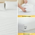 thumbnail image 3 of Kingrest 100% Algodón Juego de Sábanas de 4 Piezas para Cama Matrimonial Size, Bolsillos Extra Profundos para 40cm, Ultra Suave y Transpirable, 3 of 9