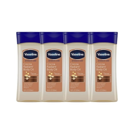 Vaseline Body Gel Oil Cocoa Radiant 4-Pack