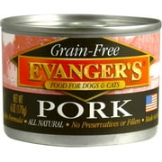Evanger's Grain-Free Pork Wet Dog & Cat Food, 6 Oz