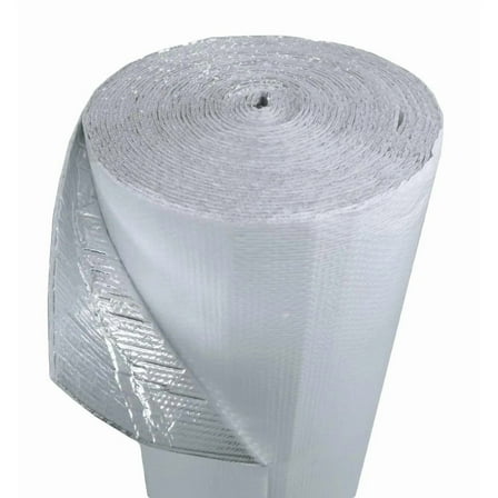 Reflectix 48"x100' Single Bubble White Reflective Foil Insulation 400sqft R7-21