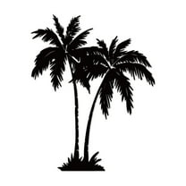 MOQIN Metal Tree Leaf Wall Decor, Black Iron Wall Decor Art Metal Leaf for Living Room Home Kitchen Outdoor Decorations, 11.81 x 9.4 in