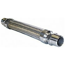 Hose Master Flexible Metal Hose Assembly,3/4"I.D.18" GM075SHM180