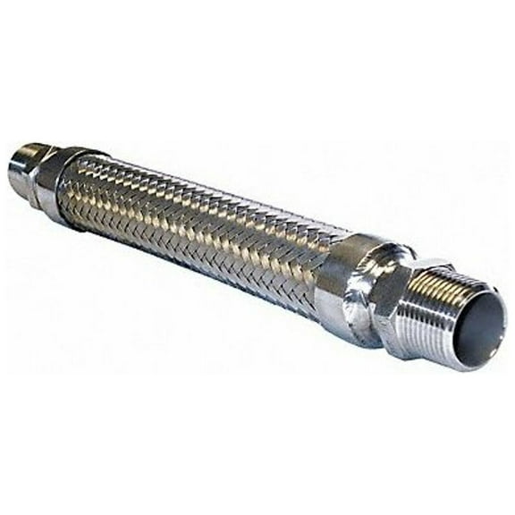 Hose Master Flexible Metal Hose Assembly,3/4"I.D.18" GM075SHM180