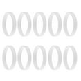 thumbnail image 6 of EHJRE s/ Blank Silicone Wristbands Fashion Rubber Bracelet White, 6 of 9