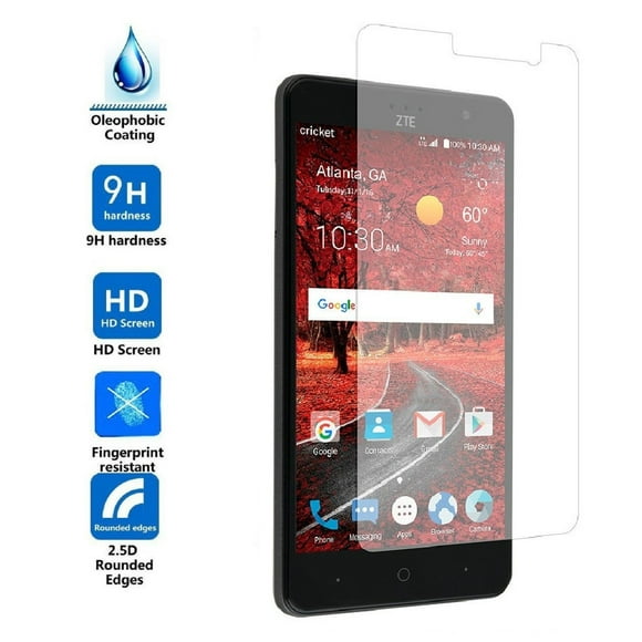 [2 Packs] PST Premium Tempered Glass Screen Protector for ZTE Grand X4