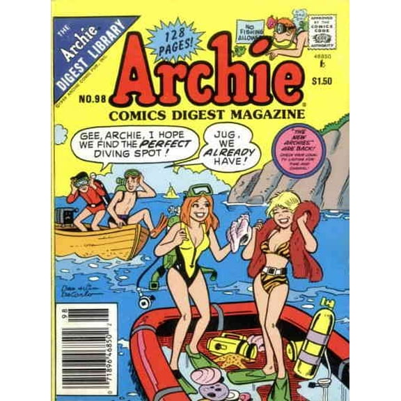 Archie Digest Magazine #98 VF ; Archie Comic Book