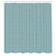 thumbnail image 2 of Ambesonne Kitten Shower Curtain, Japanese Maneki Neko Sign, 69"Wx84"L, Almond Green Sky Blue, 2 of 4