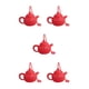 thumbnail image 1 of Monstrate Infusor de té Forma de tetera Silicona Fácil de limpiar Filtro de hojas Operación simple Colador de café Hojas Regalo de té Type5 NO5, 1 of 6
