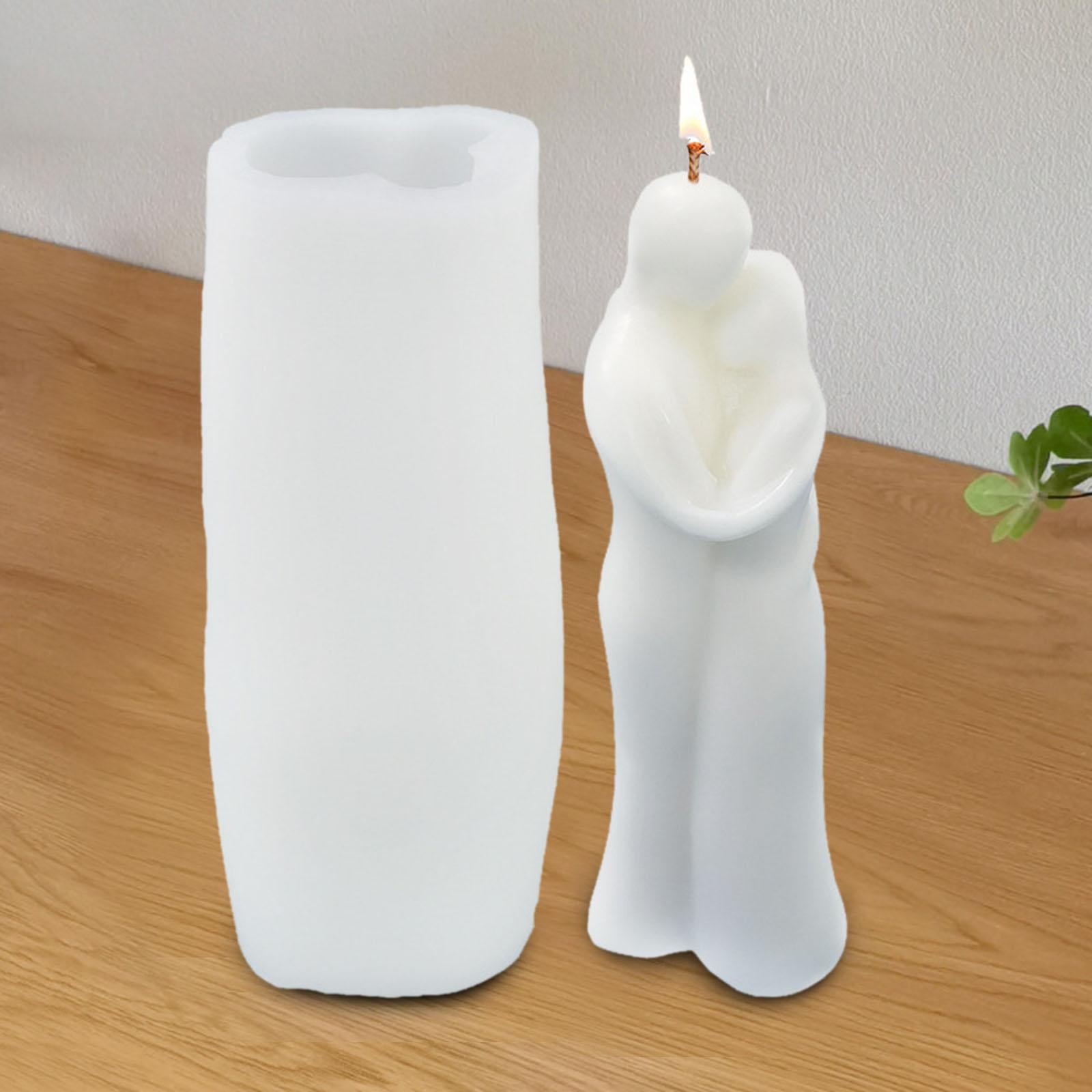 Silicone Candle Valentine Gifts Ornaments crafts Human Figure Candle for Soap Plaster Candle Making Supplies B
