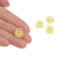 thumbnail image 4 of Unique Bargains 4 Packs Round Bubble Level 12x6mm Mini Circular Bullseye Spirit Levels for Leveling Camera Tripod Telescope, Yellow, 4 of 6