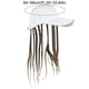 thumbnail image 3 of Braided Dreadlock Wigs Baseball Hat For Concerts Cosplay Event Fashion NonSlip Elastic Band Hiphop Dancing Ponytail Hat White hat light brow, 3 of 4