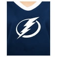 thumbnail image 4 of Women's New Era Blue Tampa Bay Lightning Game Day Rhinestuds T-Shirt, 4 of 6