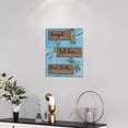 thumbnail image 3 of Inspirational Dragonfly Wall Art Rustic Teal Dragonfly Pictures Wall Decor Country Canvas Prints Home Decorations Modern Artwork for Bathroom Bedroom Living Room Office Framed 12"x16", 3 of 6