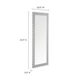 thumbnail image 4 of Modway Emmeline Scalloped Rectangle Floor Mirror in Light Gray, 4 of 9