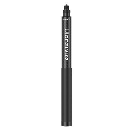 Ulanzi VL02 2.7m Carbon Fiber Selfie Stick Invisible Pole for GoPro, Insta360, DJI Action & Smartphones – Lightweight Extendable Tripod Monopod for 360° Cameras, Vlogging & Travel