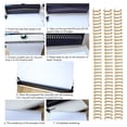thumbnail image 4 of 100 Pack Double Loop Wire Binding Spines, 100 Sheets Capacity, 34 Loops, 3:1 Pitch, Double Loop Wire for Document, Notebook Making, 4 of 7