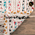 thumbnail image 4 of Jaipur Art And Craft Runner Braided Chindi Cotton Area Rug Reversible Carpet (3x12 Sq ft), 4 of 7