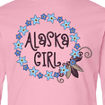 thumbnail image 4 of Inktastic Alaska Girl Forget-me-not Flower Long Sleeve Youth T-Shirt, 4 of 5