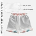 thumbnail image 3 of FORMRS Boys Swim Trunks Quick Dry Mesh Liner Boardshorts Sizes XS-XL, Pink Abstract Pattern, 3 of 7