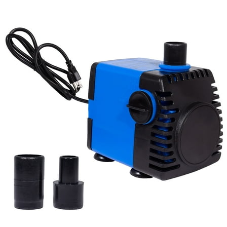 210 GPH Adjustable Pond Fountain Aquarium Fish Tank Water Pump 15’ SJTW 3-Prong Plug