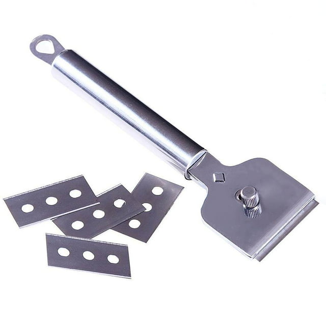 Glass Scraper Set Scrapers Waterproof Marble Ceramic Clean Tool Scrapers for Easy Installment Wear-resistant Portable Gel Glue Remover Kitchen Tools