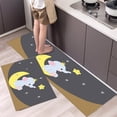 thumbnail image 3 of Alfombra de cocina antideslizante moderna para el hogar, alfombra suave de dibujos animados simple a la moda, alfombra de baño de tira larga, felpudo de entrada lavable y duradero, 3 of 5