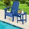 thumbnail image 2 of Costway 18" Patio Adirondack Side Table Weather Resistant HDPE Garden Navy, 2 of 10