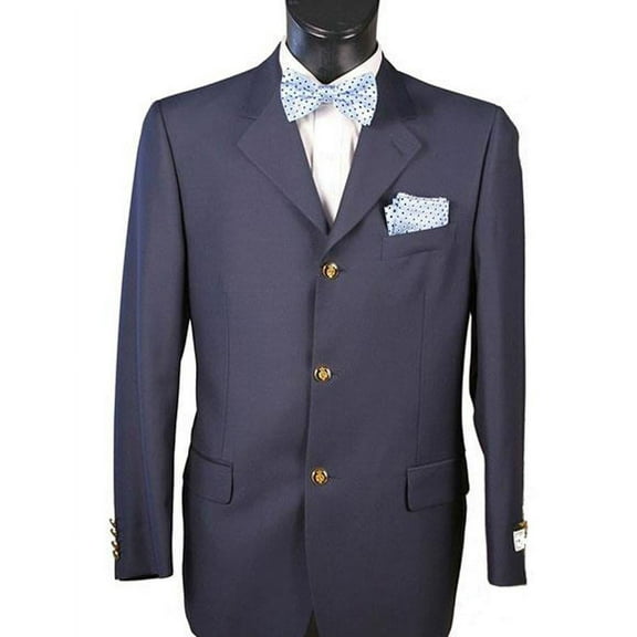 Men's Navy Designer Fashion Dress Casual Blazer By Alberto Nardoni Brand Designer