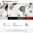thumbnail image 2 of Stylish Dual Mount 25" White Granite Single-Bowl Kitchen Sink + 1 Accs, Net Wt 2 Units S-825H, 2 of 15